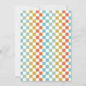 Retro Klas Congrats Afstuderen Kaart (Achterkant)