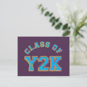 Retro Klas Van Y2K Briefkaart (Staand voorkant)