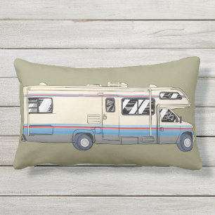 Retro klasse C motorhome kussen
