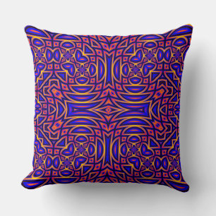 Retro Klasse Kaleidoscoop Patroon Design Kussen