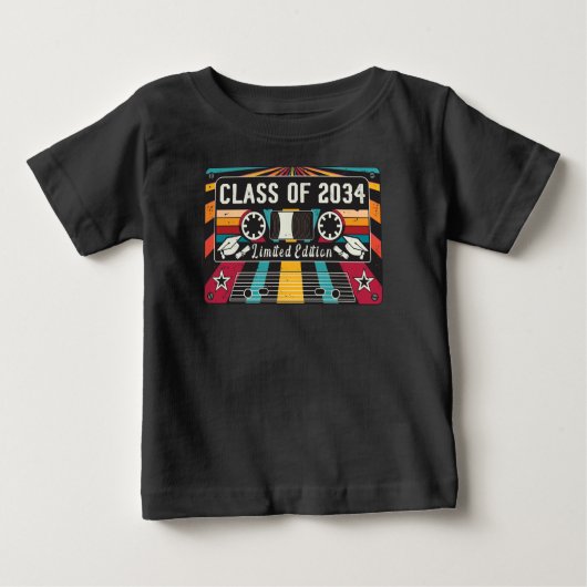 Retro Klasse van 2034 T-Shirt (Voorkant)