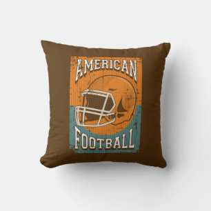 Retro Klassiek Amerikaans Football Kussen