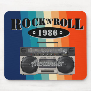 Retro klassiek, boetscapsule, rockmuziek,  muismat