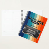 Retro klassiek, boetscapsule, rockmuziek, planner (Display)