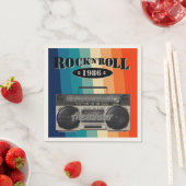 Retro klassiek, boetscapsule, rockmuziek,  servet (Insitu)