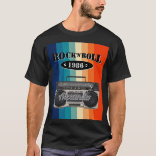 Retro klassiek, boetscapsule, rockmuziek, t-shirt