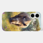 Retro Klassieke Afrikaanse Neushoorn Case-Mate iPhone Case (Achterkant (horizontaal))