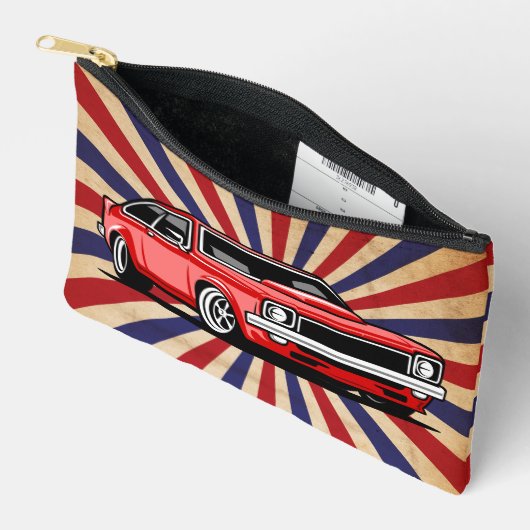 Retro klassieke auto etui (Open)
