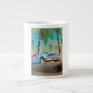 Retro Klassieke Auto Grote Koffiekop