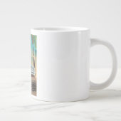 Retro Klassieke Auto Grote Koffiekop (Rechts)