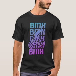 Retro  klassieke BMX-fietser T-shirt