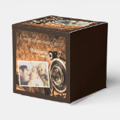  retro klassieke camera rustige familie bedankdoosjes (Achterkant)