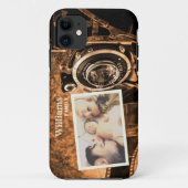 retro klassieke camera rustige familie Case-Mate iPhone case (Achterkant)