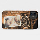 retro klassieke camera rustige familie Case-Mate iPhone case (Achterkant (horizontaal))