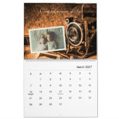 retro klassieke camera rustige familie kalender (Mar 2027)