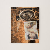 retro klassieke camera rustige familie legpuzzel (Verticaal)