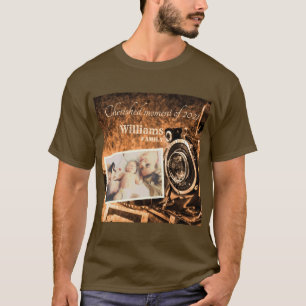 retro klassieke camera rustige familie t-shirt
