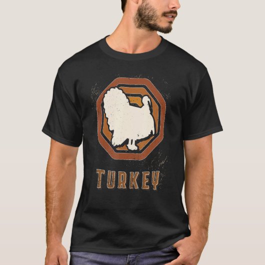  Retro Klassieke dierenliefde in Turkije T-shirt (Voorkant)
