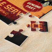 RETRO | KLASSIEKE GARAGE | PUZZLE LEGPUZZEL (Zijkant)