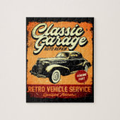 RETRO | KLASSIEKE GARAGE | PUZZLE LEGPUZZEL (Verticaal)
