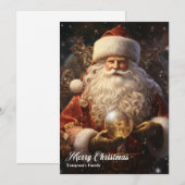  retro klassieke Sinterklaas Feestdagenkaart (Voorkant / Achterkant)