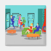 Retro Klassieke Televisie Magneet (Voorkant)