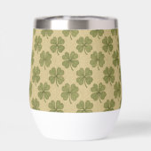 Retro, klavertje drie St. Patrick's Day (Achterkant)