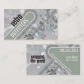 Retro  Kleding Kleding Winkel Visitekaartje (Voorkant / Achterkant)