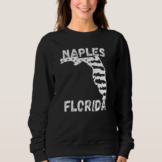 Retro kleding uit Naples Florida Trui (Voorkant)