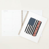 Retro Klein Buschauffeur Vlag Shirt Ontwerp_1 Planner (Display)
