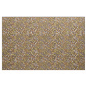 Retro Kleine Bloemen Oranje Geel Bruin Patroon Stof (Yard (91,4 cm))