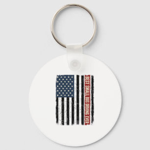 Retro Kleine Buschauffeur Vlag Shirt Ontwerp_1 Sleutelhanger