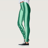 Retro Kleur Amerikaanse Vlag #7 Leggings (Links)