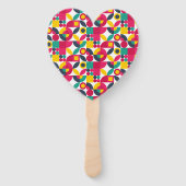 Retro kleur handwaaier (Voorkant)