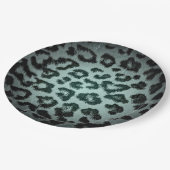 Retro Kleur Luipaard Print Huid #76 Papieren Bordje (Gekanteld)