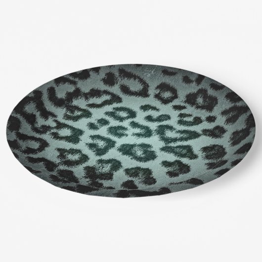 Retro Kleur Luipaard Print Huid #76 Papieren Bordje (Gekanteld)