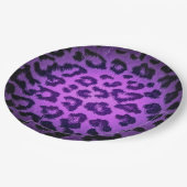 Retro Kleur Luipaard Print Huid #78 Papieren Bordje (Gekanteld)