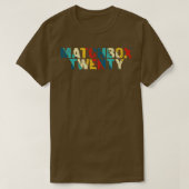 Retro Kleur Matchbox Twintig T-shirt (Design voorkant)