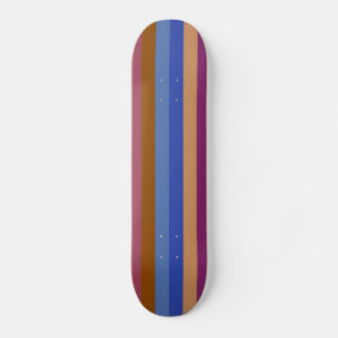 Retro Kleur Streeppatroon 8 Persoonlijk Skateboard