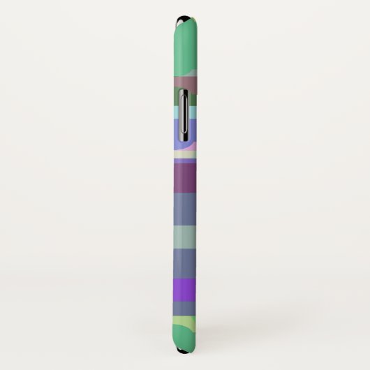 Retro Kleuren Case-Mate iPhone Case (Achterkant / rechts)
