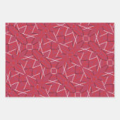 RETRO KLEUREN EN VORMEN 1950 woo hoo Inpakpapier Vel (Voorkant 3)