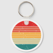 retro kleuren leuke sleutelhanger