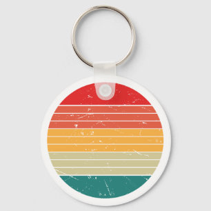 retro kleuren leuke sleutelhanger