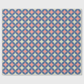 Retro kleuren midden eeuw moderne cirkels cadeaupapier (Vlak)