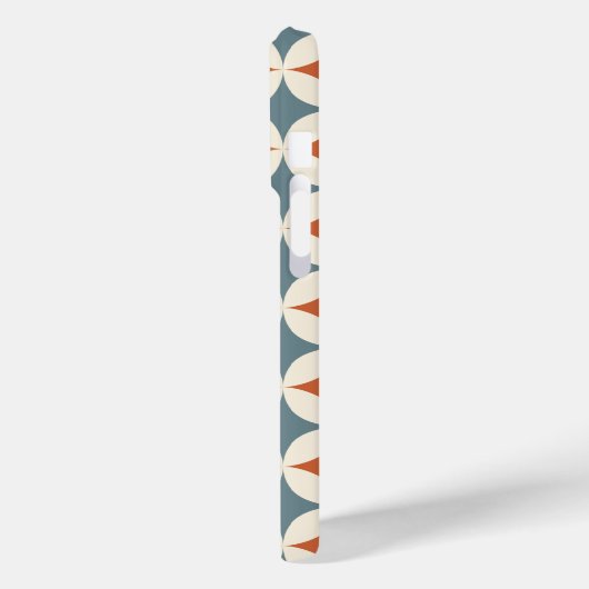 Retro kleuren midden eeuw moderne cirkels Case-Mate iPhone case (Achterkant / Links)