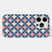 Retro kleuren midden eeuw moderne cirkels Case-Mate iPhone case (Achterkant (horizontaal))