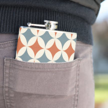 Retro kleuren midden eeuw moderne cirkels