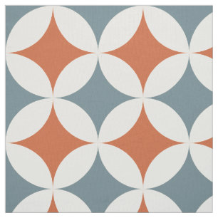 Retro kleuren midden eeuw moderne cirkels stof