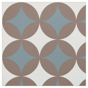 Retro kleuren midden eeuw moderne cirkels stof
