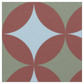 Retro kleuren midden eeuw moderne cirkels stof (Close Up)